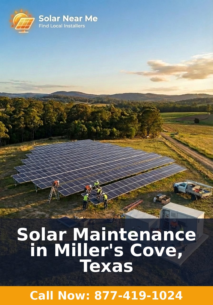 Solar Maintenance in Miller's Cove, Texas