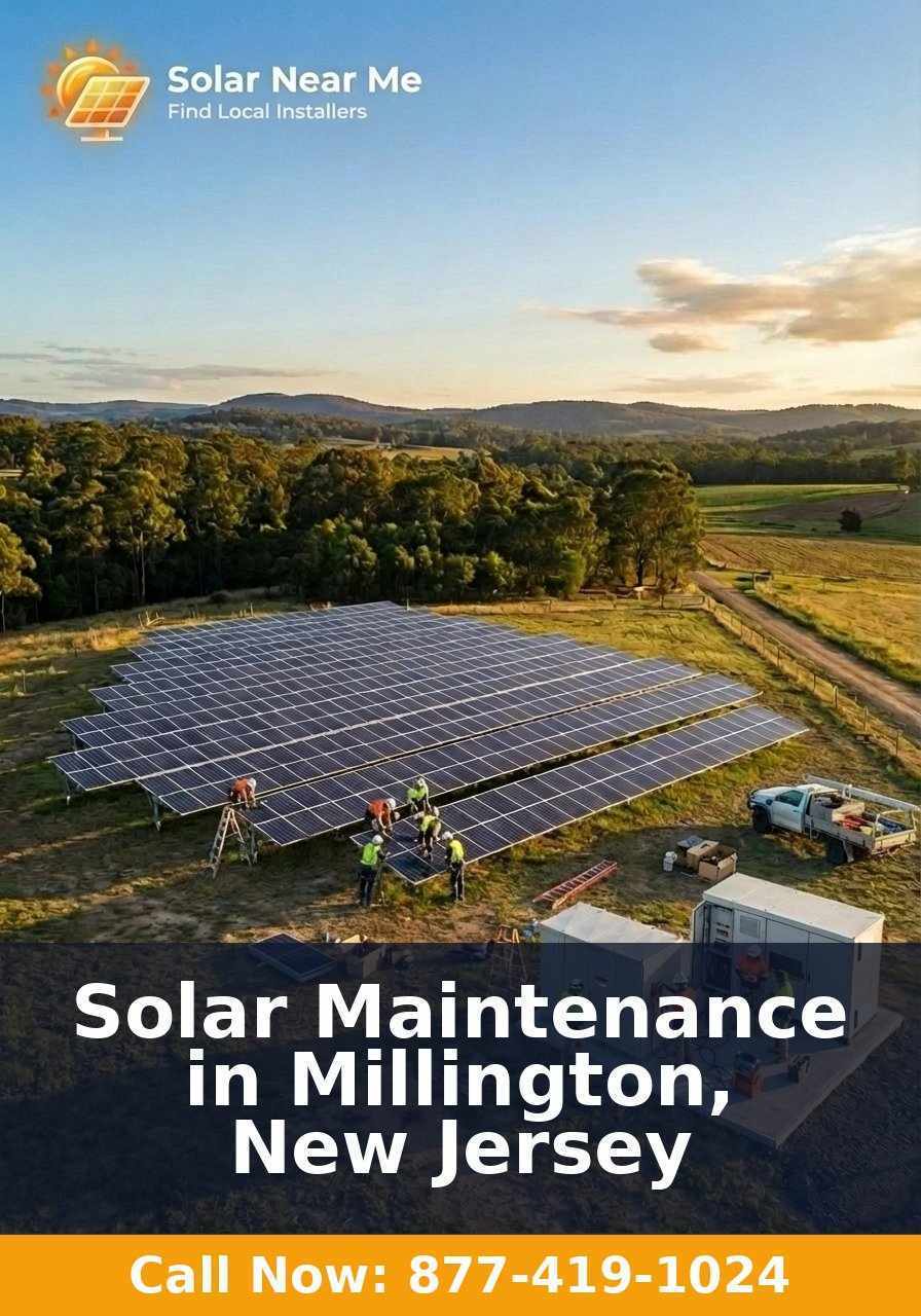 Solar Maintenance in Millington, New Jersey