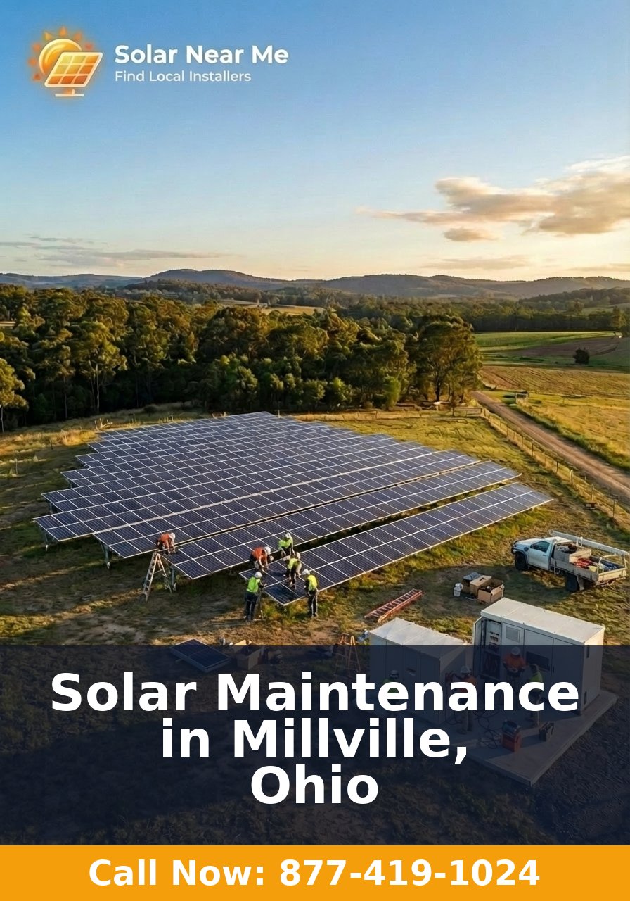 Solar Maintenance in Millville, Ohio