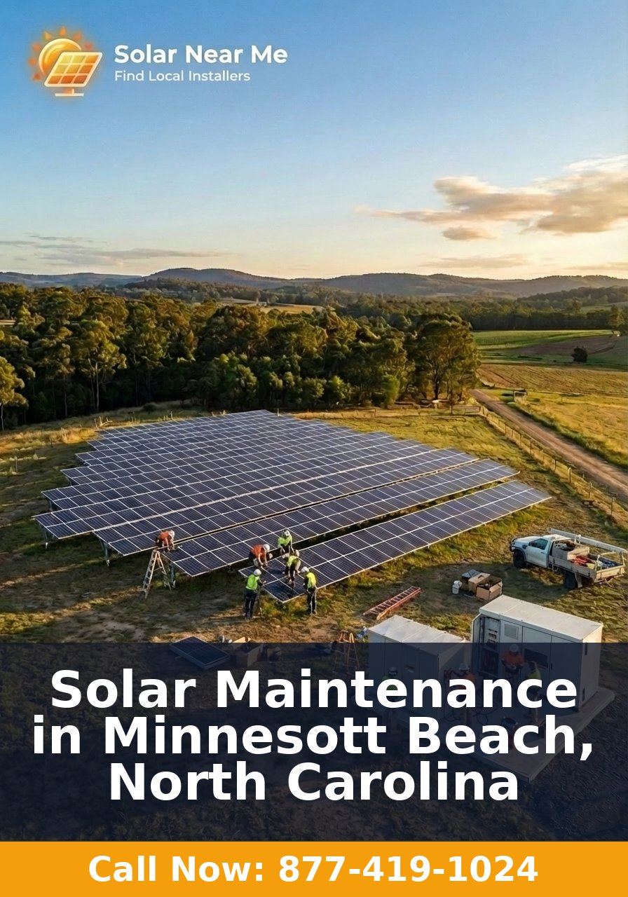 Solar Maintenance in Minnesott Beach, North Carolina