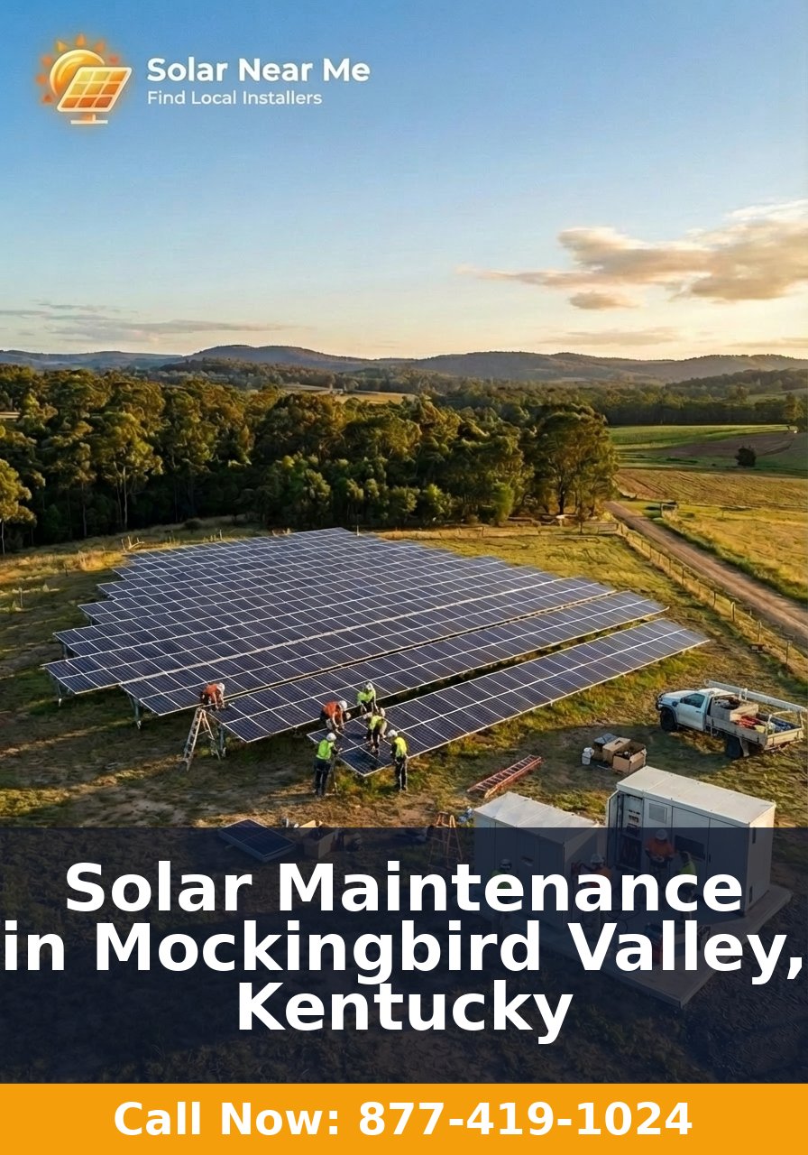 Solar Maintenance in Mockingbird Valley, Kentucky