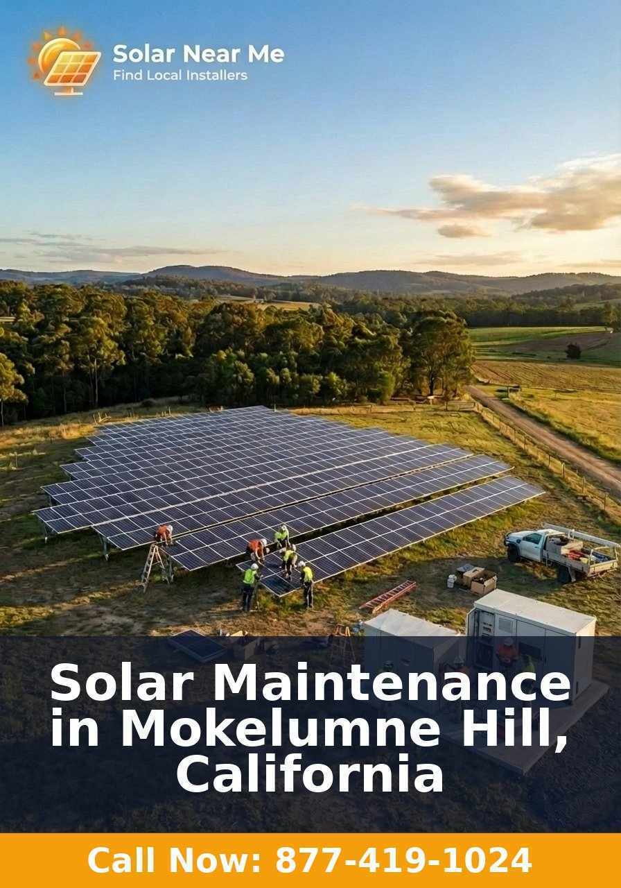 Solar Maintenance in Mokelumne Hill, California