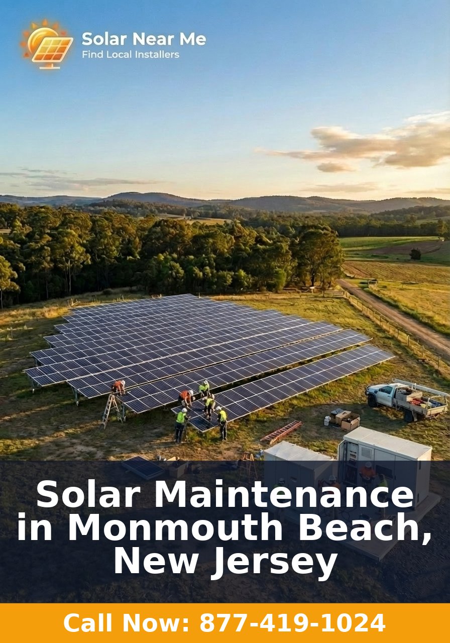Solar Maintenance in Monmouth Beach, New Jersey