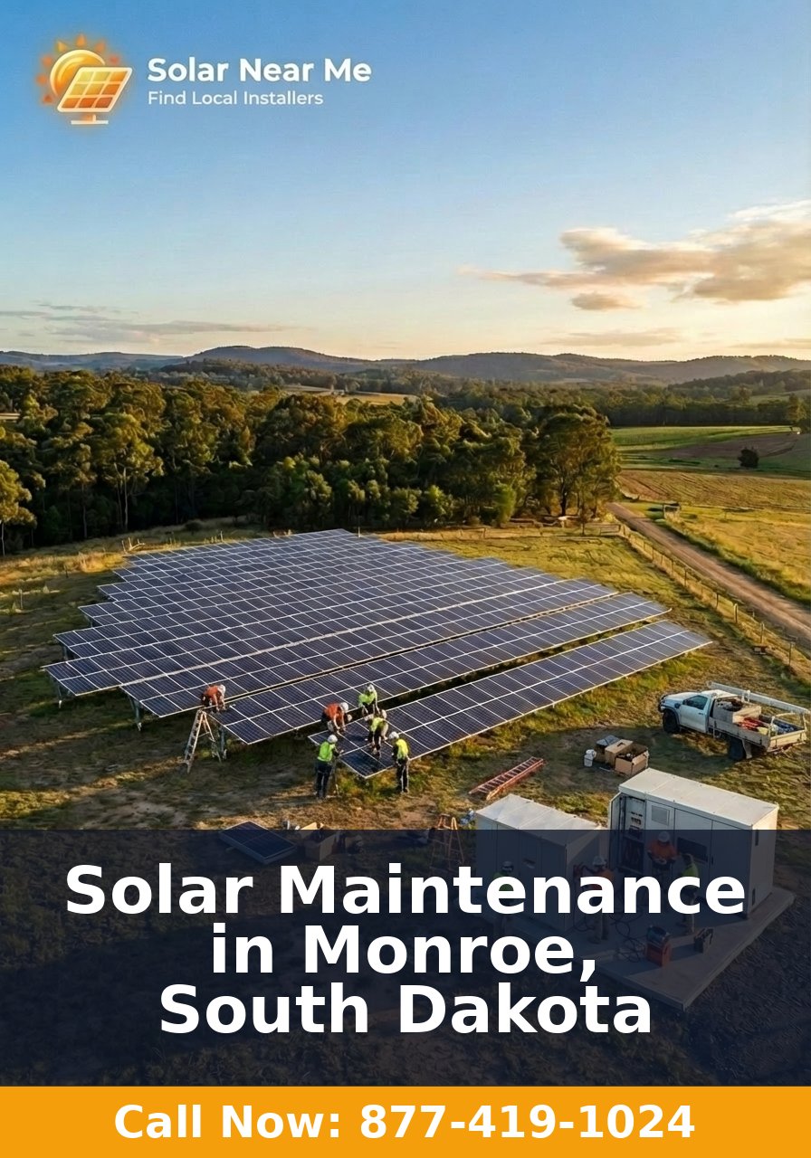Solar Maintenance in Monroe, South Dakota
