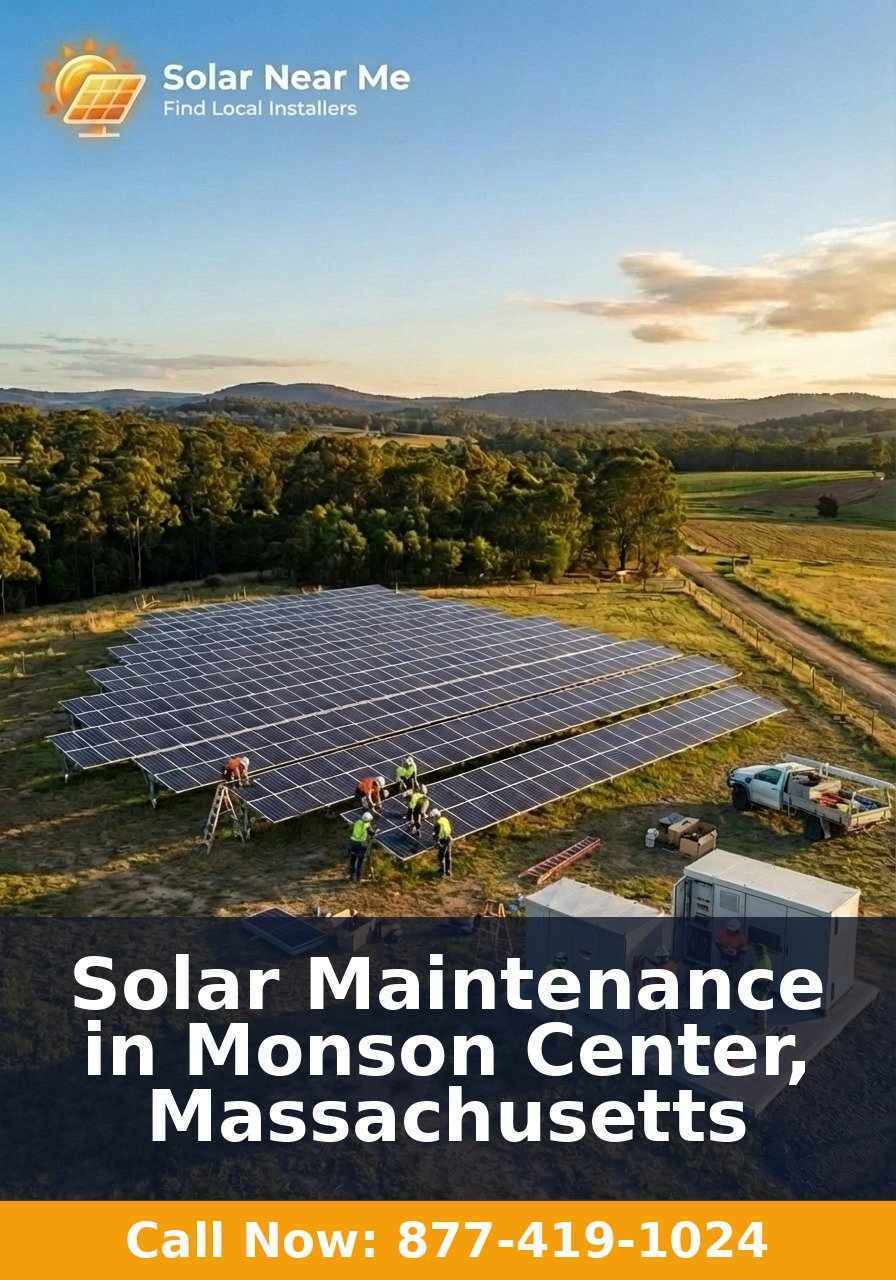 Solar Maintenance in Monson Center, Massachusetts