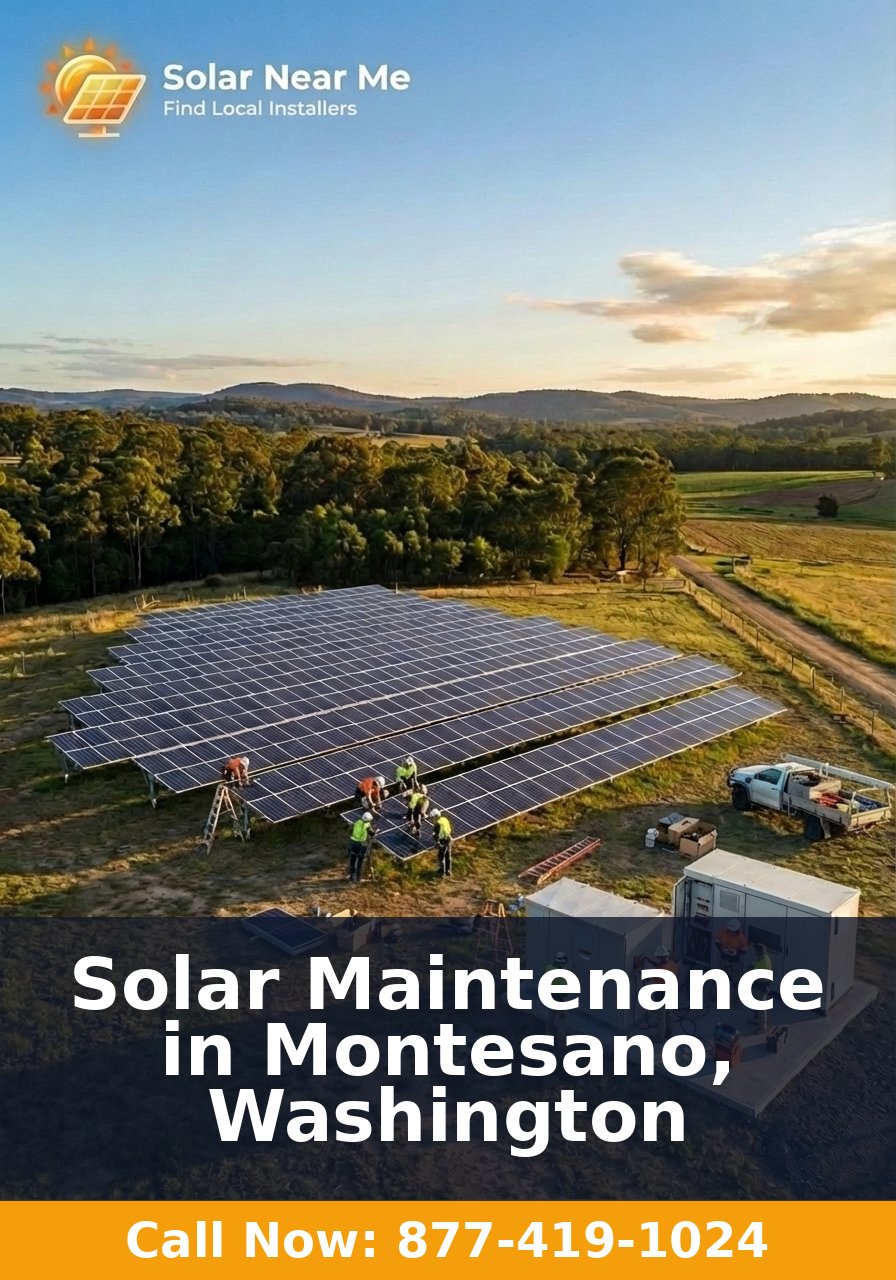 Solar Maintenance in Montesano, Washington