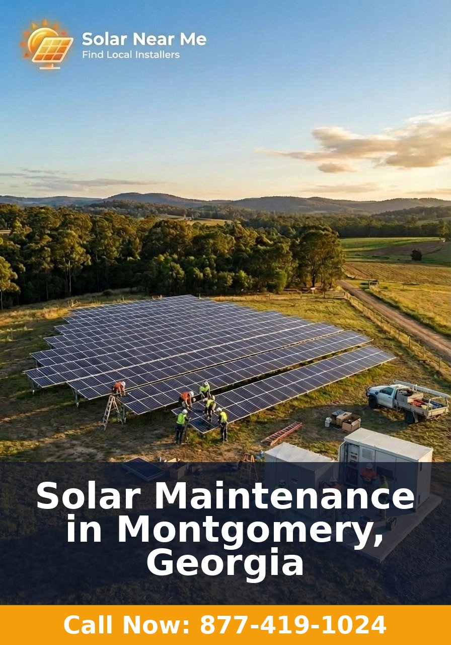 Solar Maintenance in Montgomery, Georgia