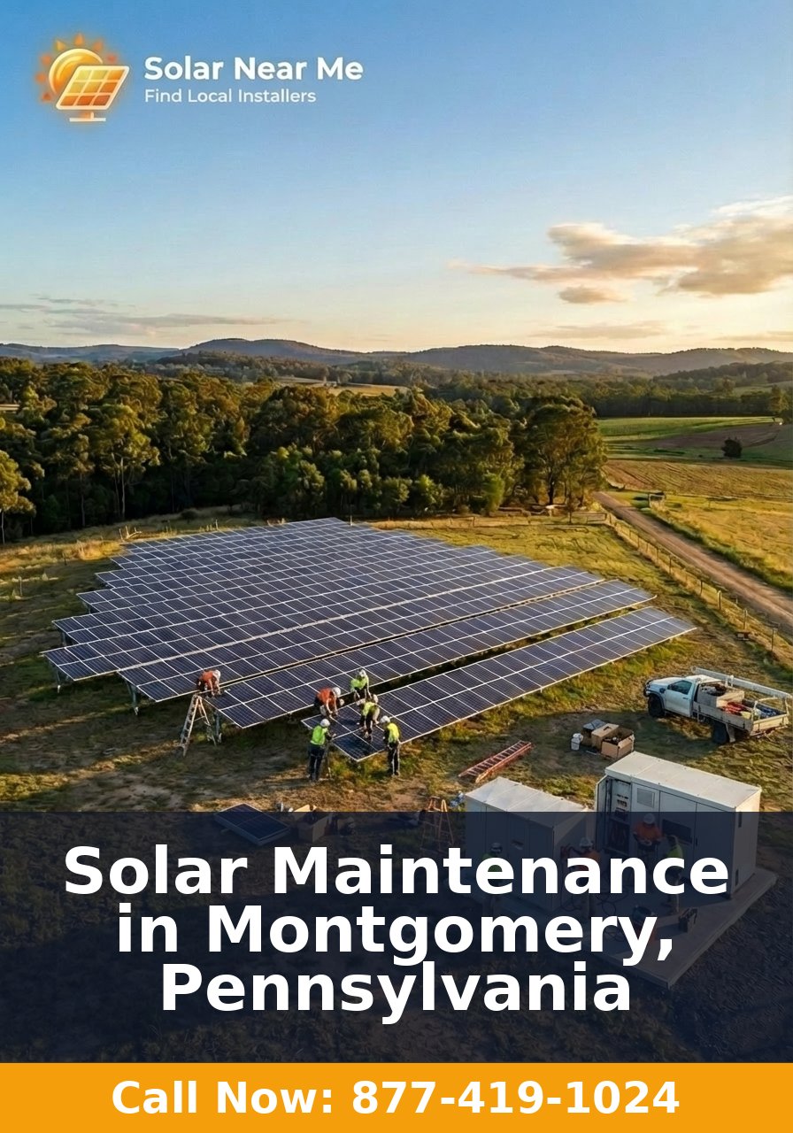 Solar Maintenance in Montgomery, Pennsylvania