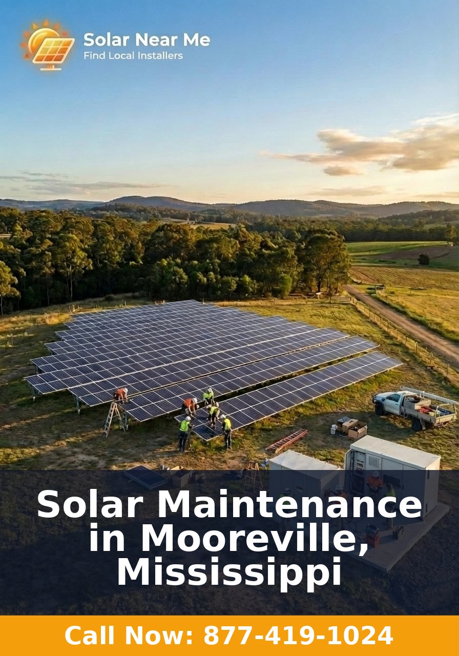 Solar Maintenance in Mooreville, Mississippi