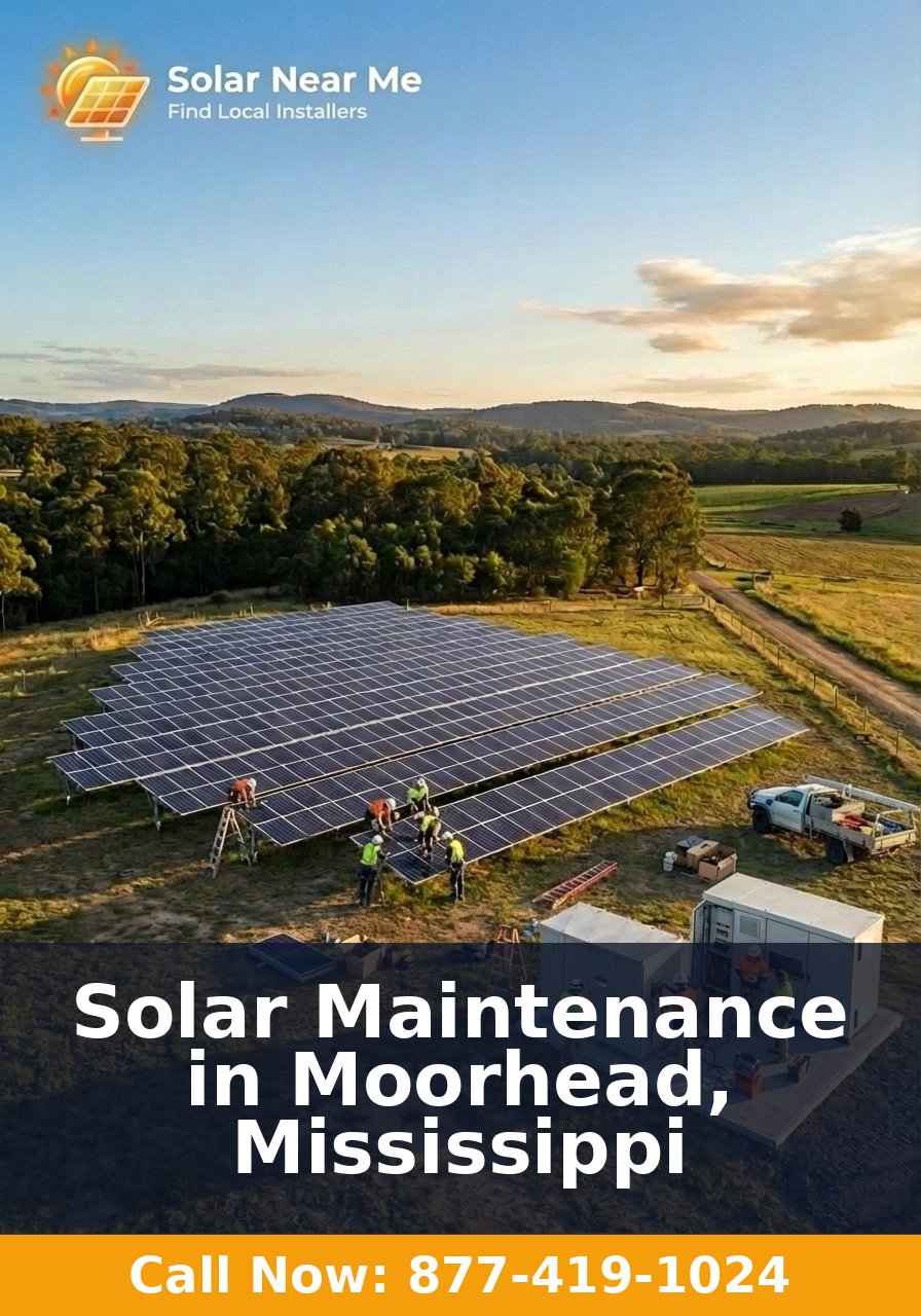 Solar Maintenance in Moorhead, Mississippi