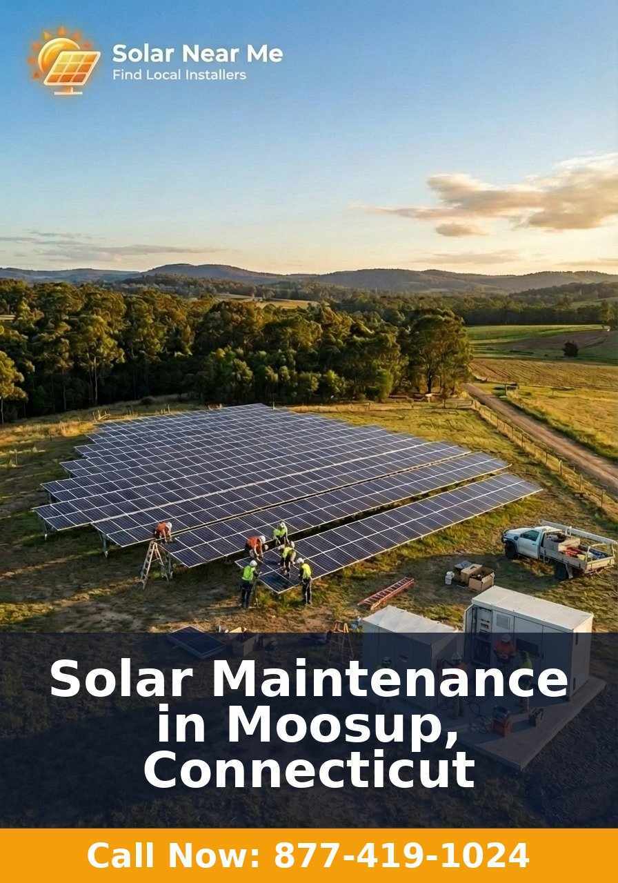 Solar Maintenance in Moosup, Connecticut