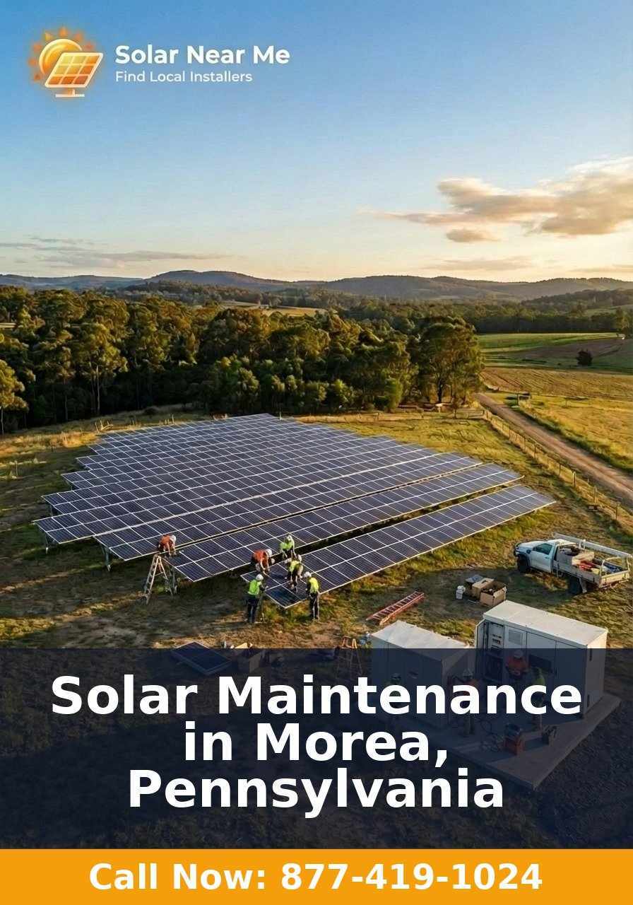 Solar Maintenance in Morea, Pennsylvania