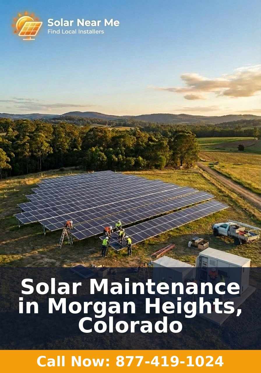 Solar Maintenance in Morgan Heights, Colorado