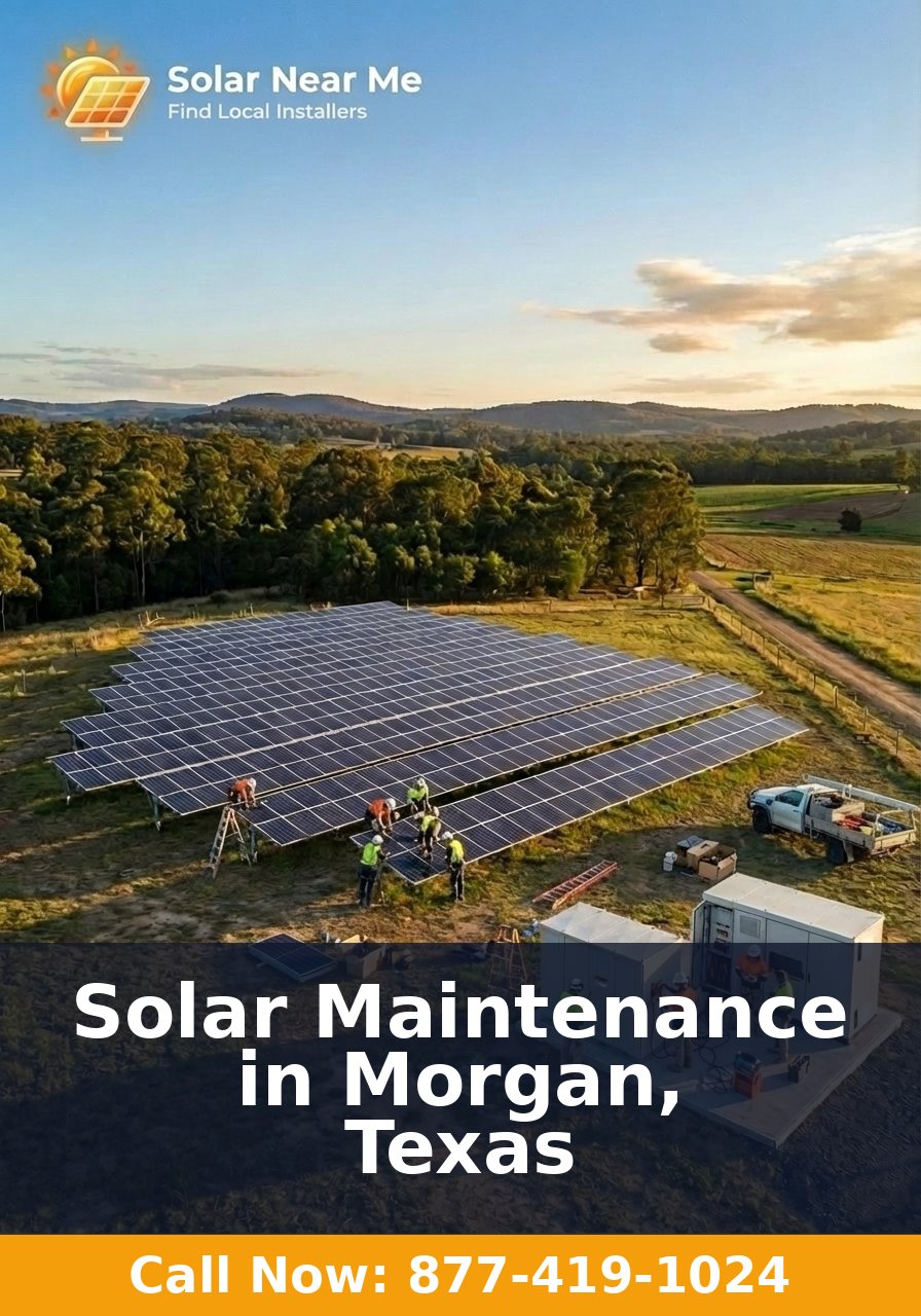 Solar Maintenance in Morgan, Texas