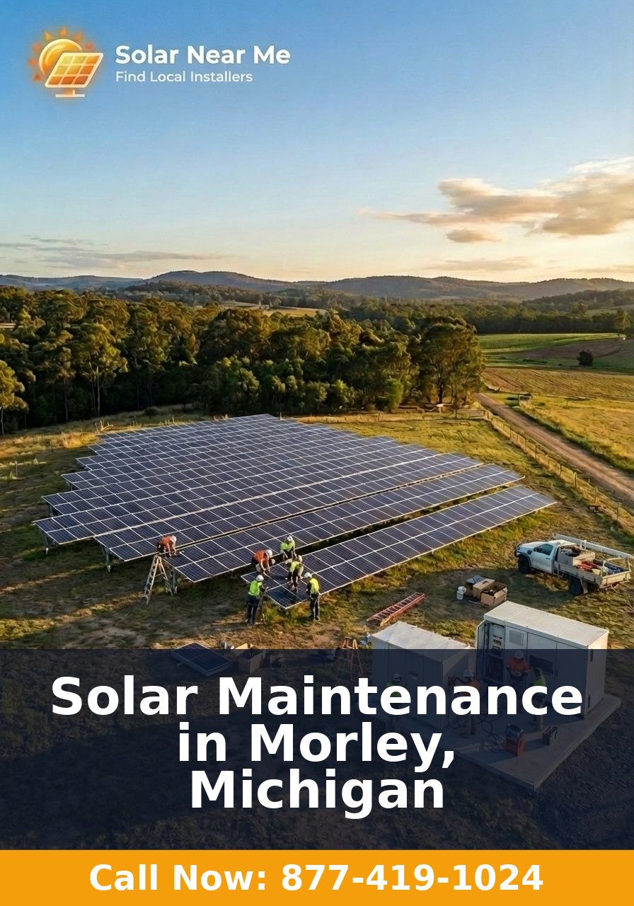 Solar Maintenance in Morley, Michigan