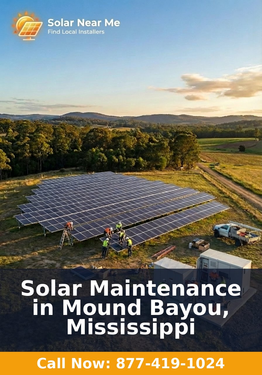 Solar Maintenance in Mound Bayou, Mississippi
