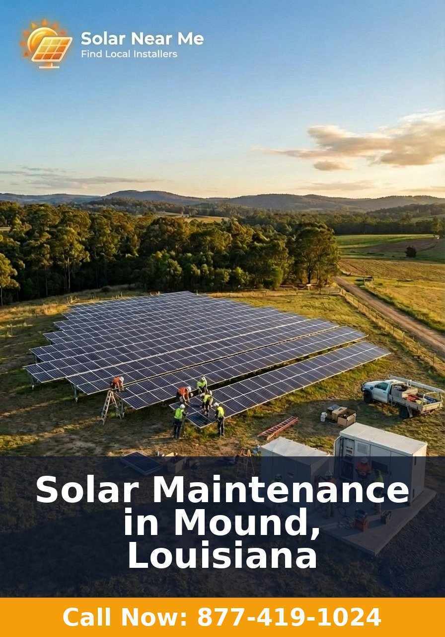 Solar Maintenance in Mound, Louisiana