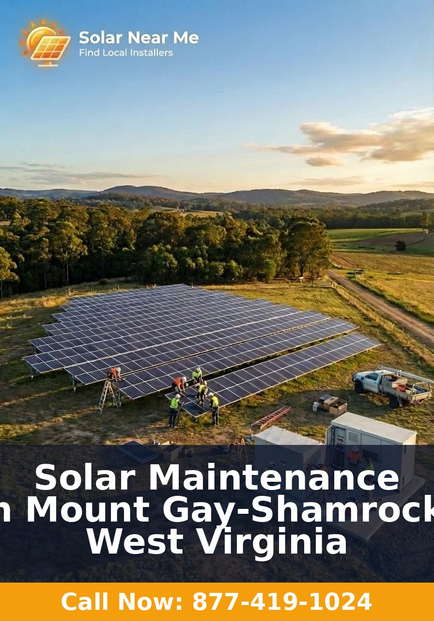 Solar Maintenance in Mount Gay-Shamrock, West Virginia