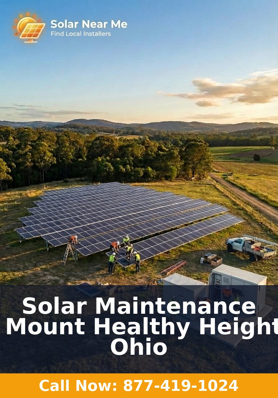 Solar Maintenance in Mount Healthy Heights, Ohio