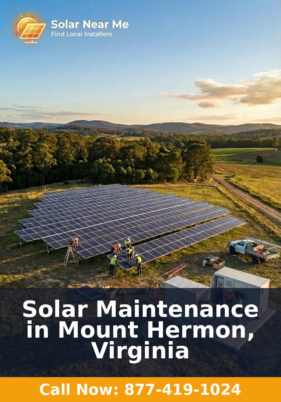 Solar Maintenance in Mount Hermon, Virginia