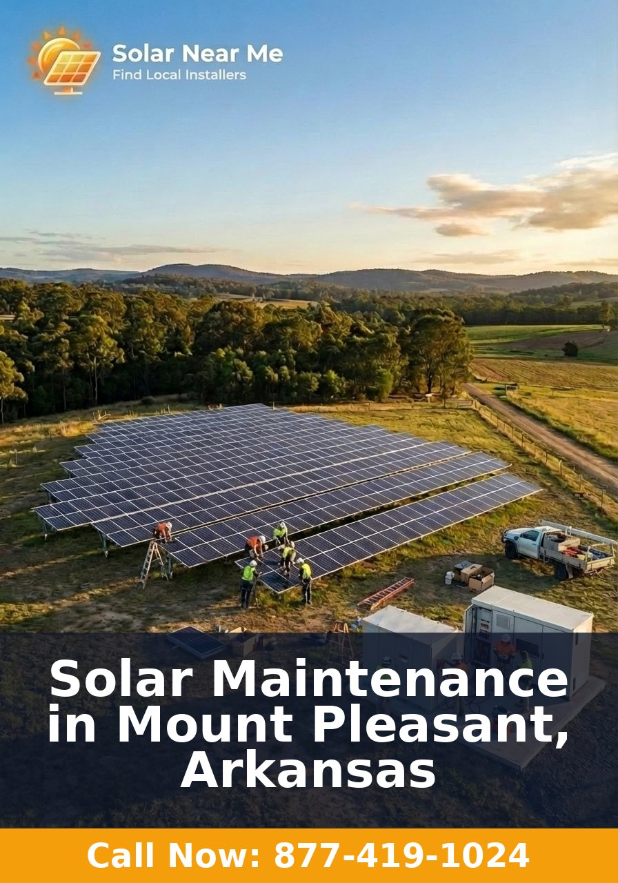 Solar Maintenance in Mount Pleasant, Arkansas