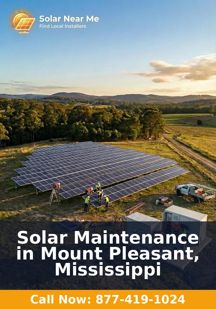 Solar Maintenance in Mount Pleasant, Mississippi