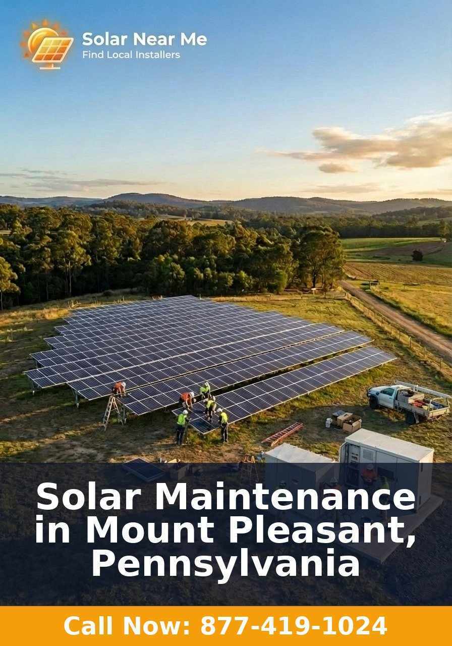 Solar Maintenance in Mount Pleasant, Pennsylvania