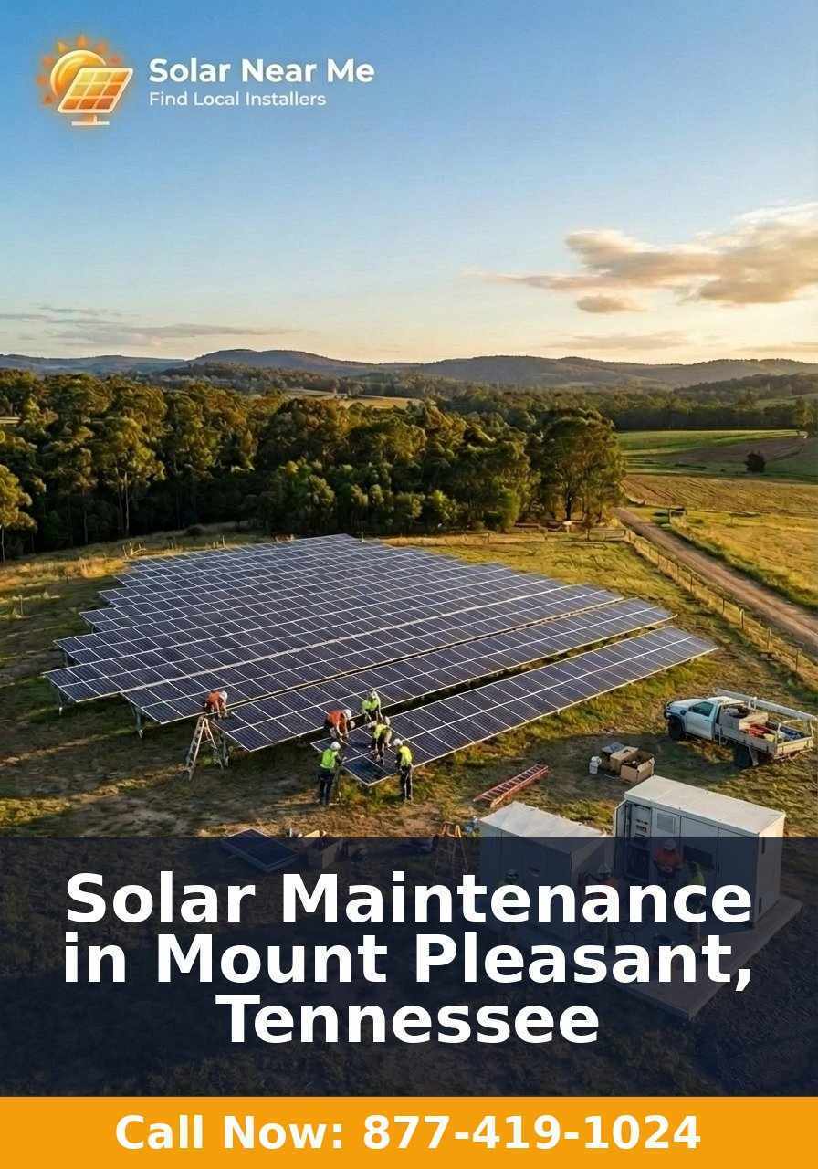 Solar Maintenance in Mount Pleasant, Tennessee