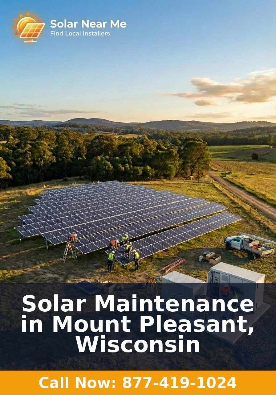 Solar Maintenance in Mount Pleasant, Wisconsin