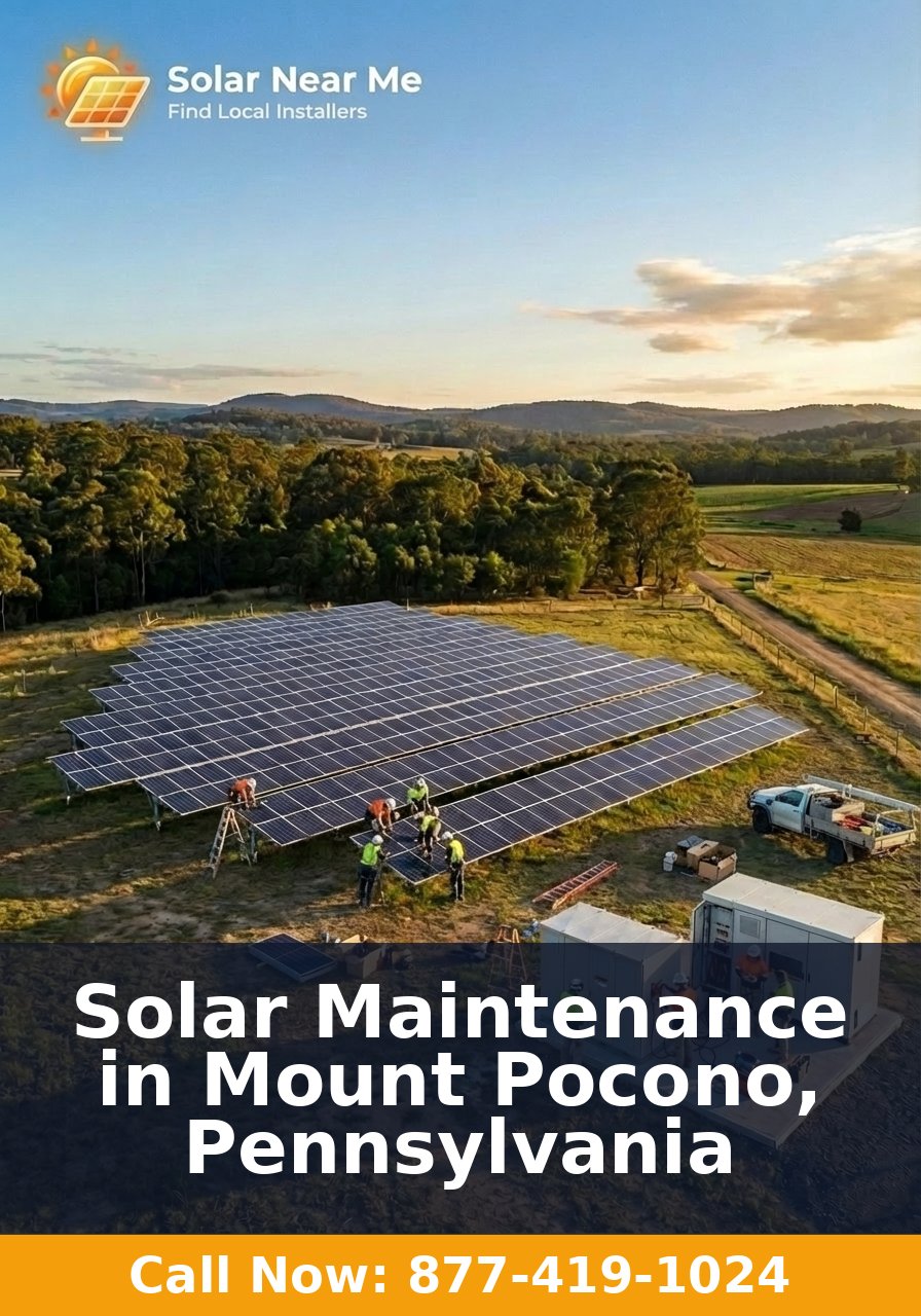 Solar Maintenance in Mount Pocono, Pennsylvania