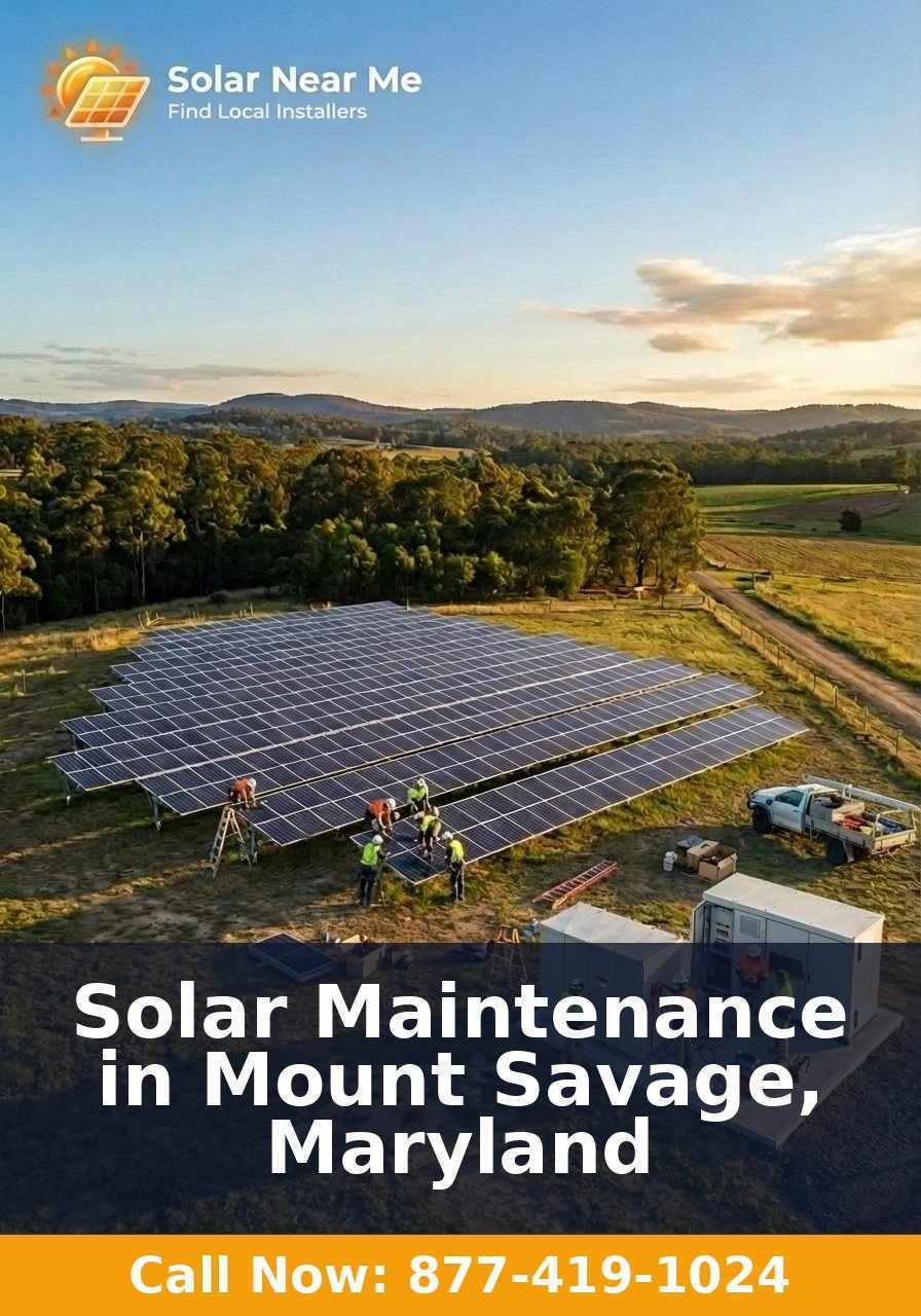 Solar Maintenance in Mount Savage, Maryland