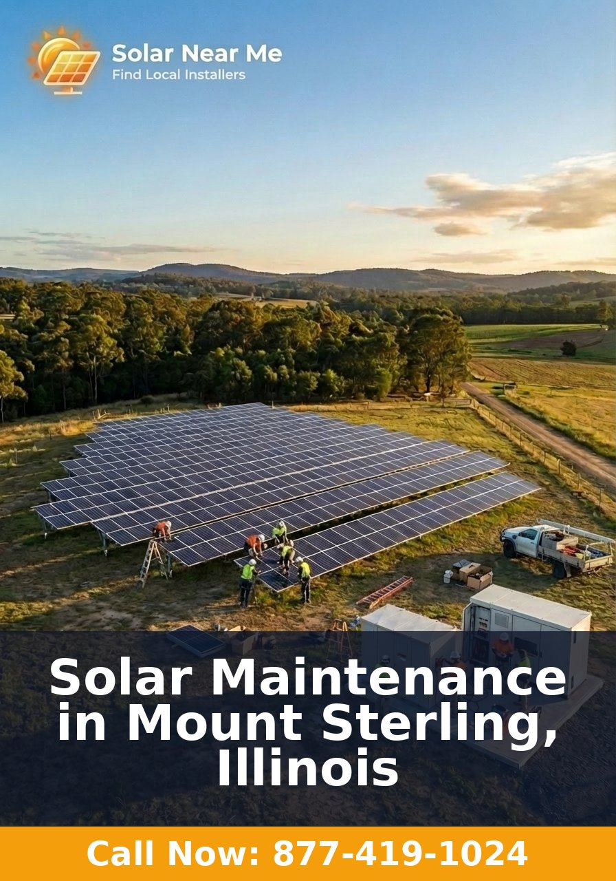Solar Maintenance in Mount Sterling, Illinois