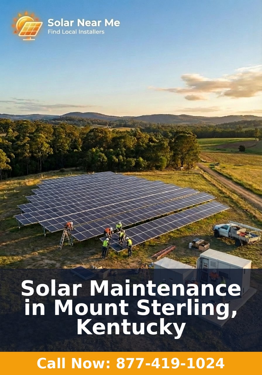 Solar Maintenance in Mount Sterling, Kentucky