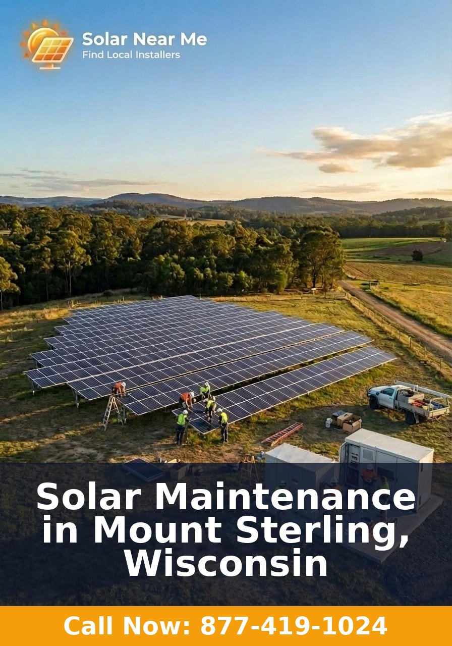 Solar Maintenance in Mount Sterling, Wisconsin