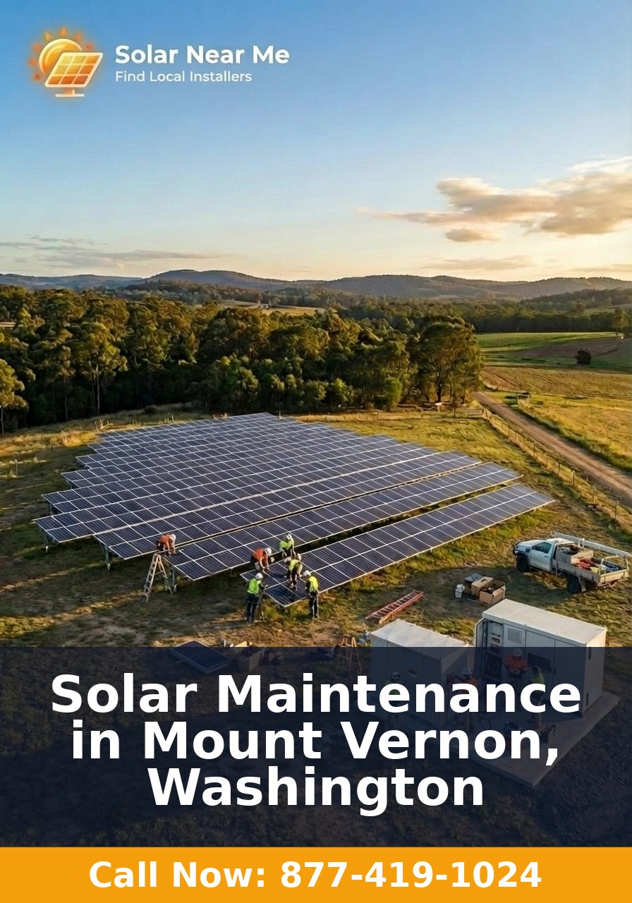 Solar Maintenance in Mount Vernon, Washington
