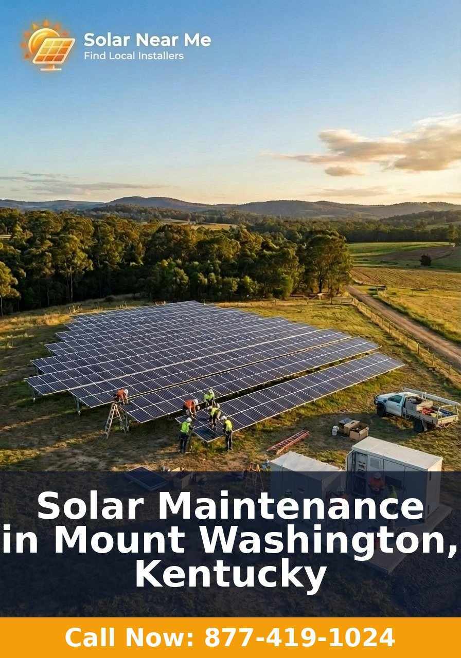 Solar Maintenance in Mount Washington, Kentucky