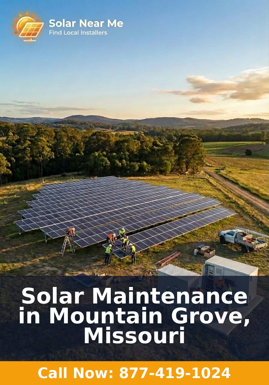 Solar Maintenance in Mountain Grove, Missouri