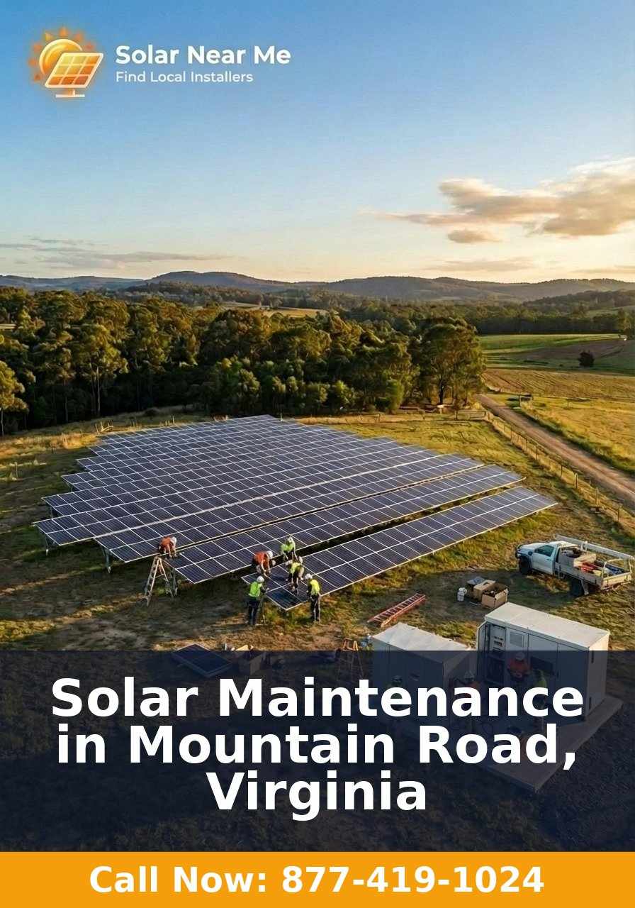Solar Maintenance in Mountain Road, Virginia
