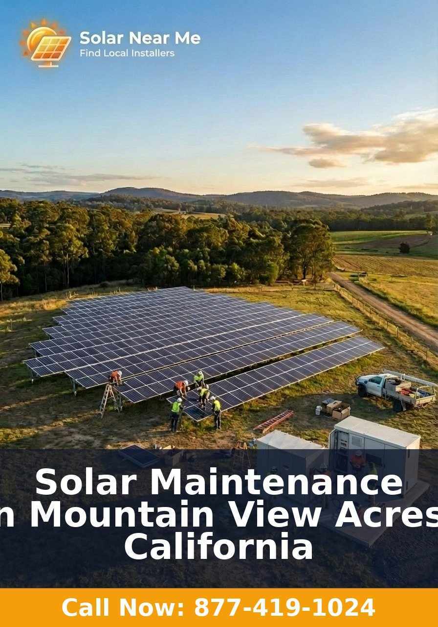 Solar Maintenance in Mountain View Acres, California