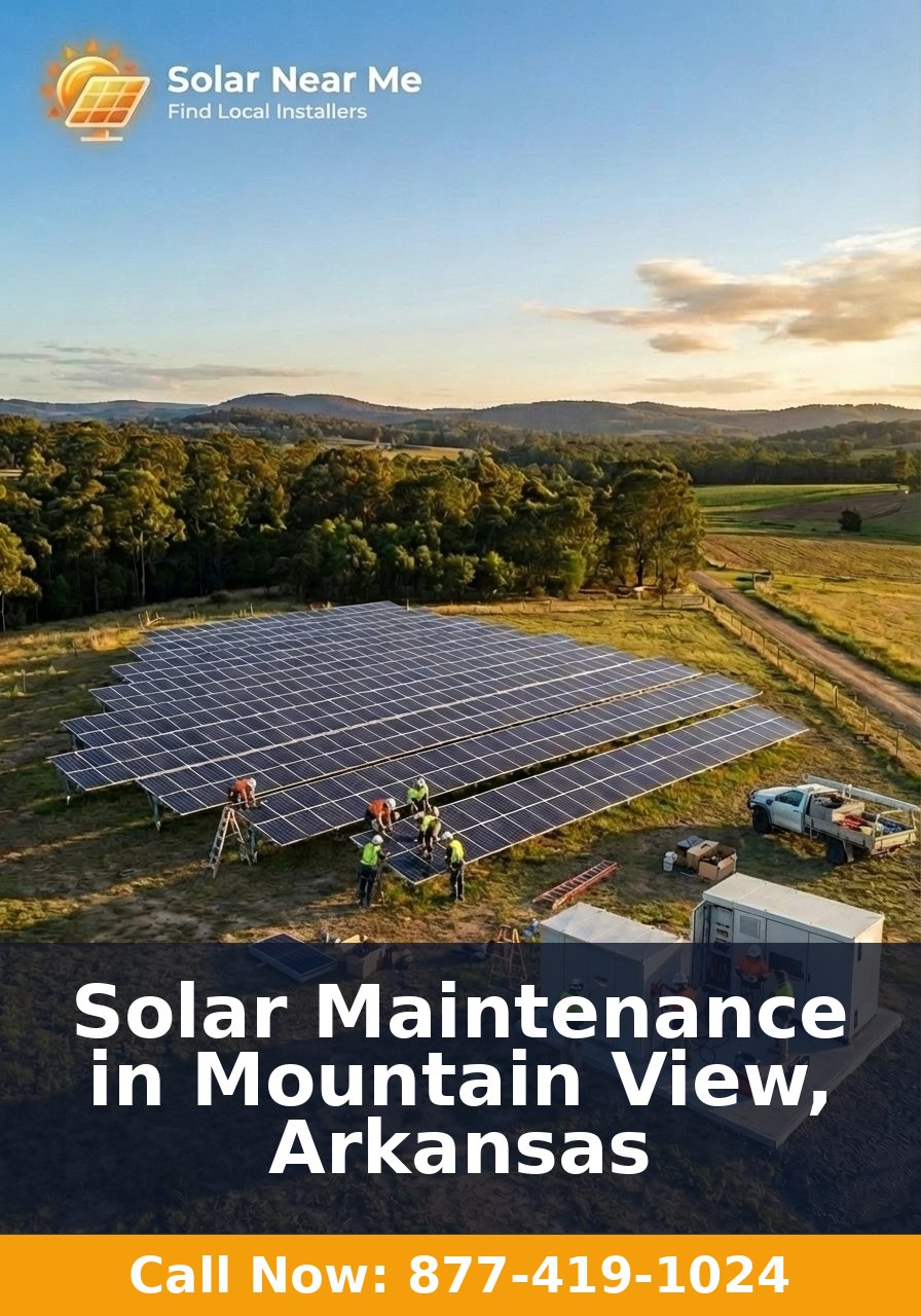 Solar Maintenance in Mountain View, Arkansas