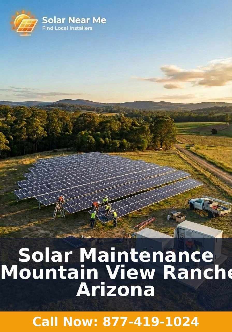 Solar Maintenance in Mountain View Ranches, Arizona