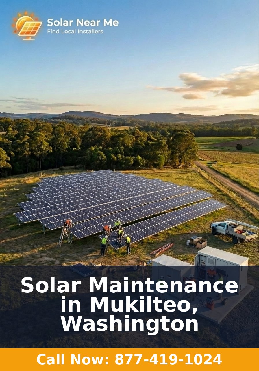 Solar Maintenance in Mukilteo, Washington