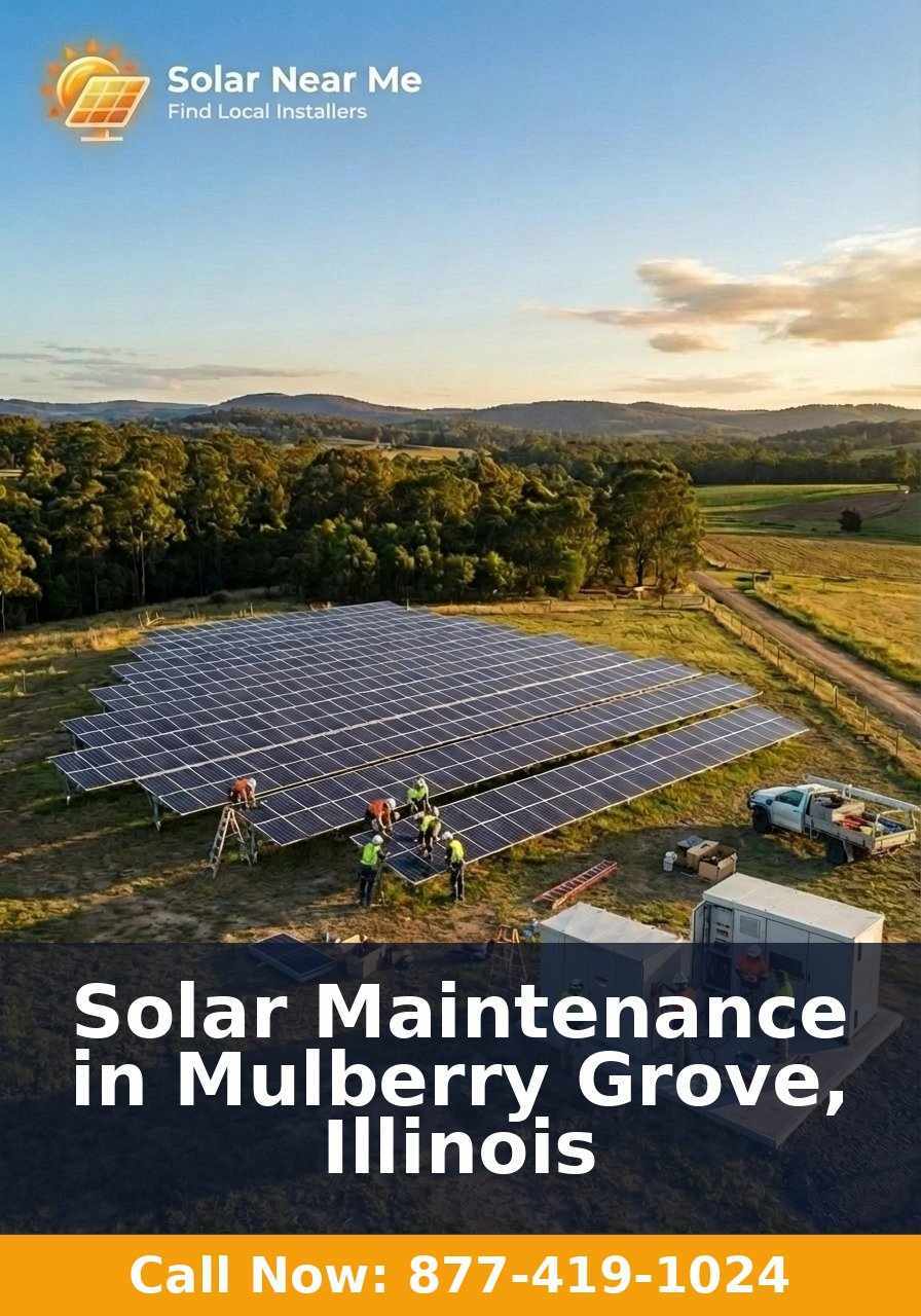 Solar Maintenance in Mulberry Grove, Illinois