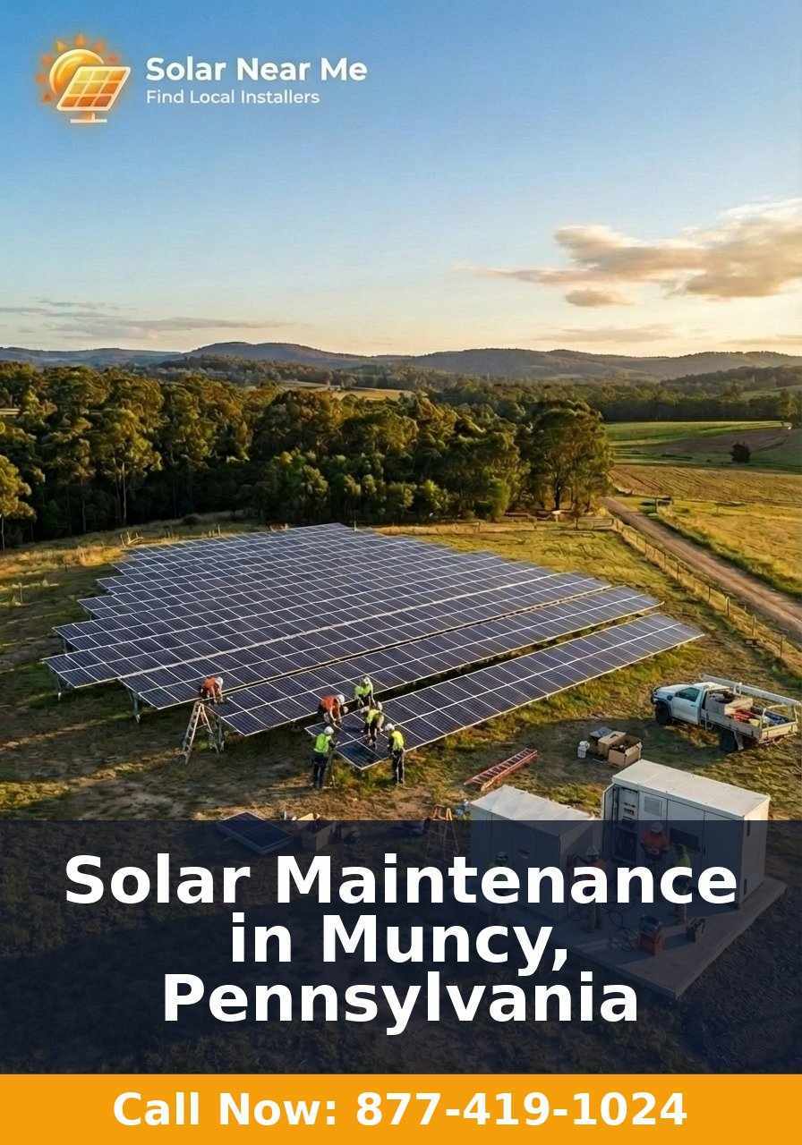 Solar Maintenance in Muncy, Pennsylvania