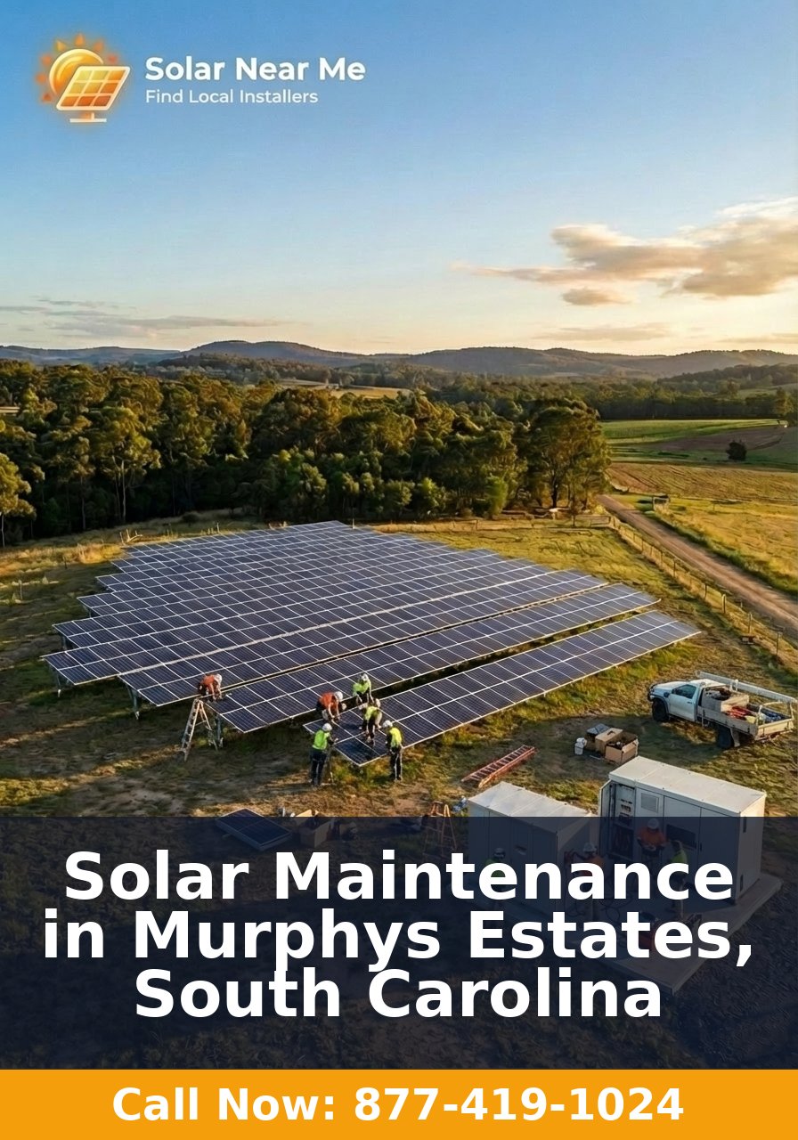 Solar Maintenance in Murphys Estates, South Carolina