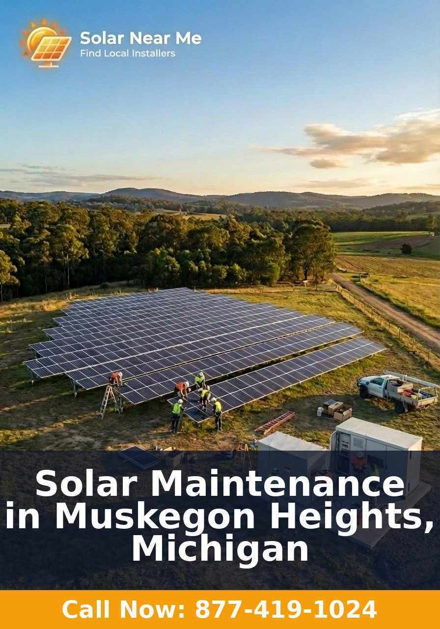 Solar Maintenance in Muskegon Heights, Michigan