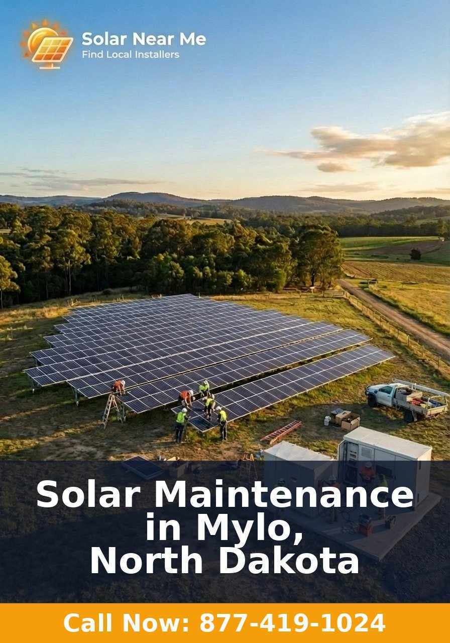 Solar Maintenance in Mylo, North Dakota