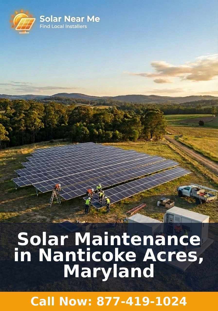 Solar Maintenance in Nanticoke Acres, Maryland