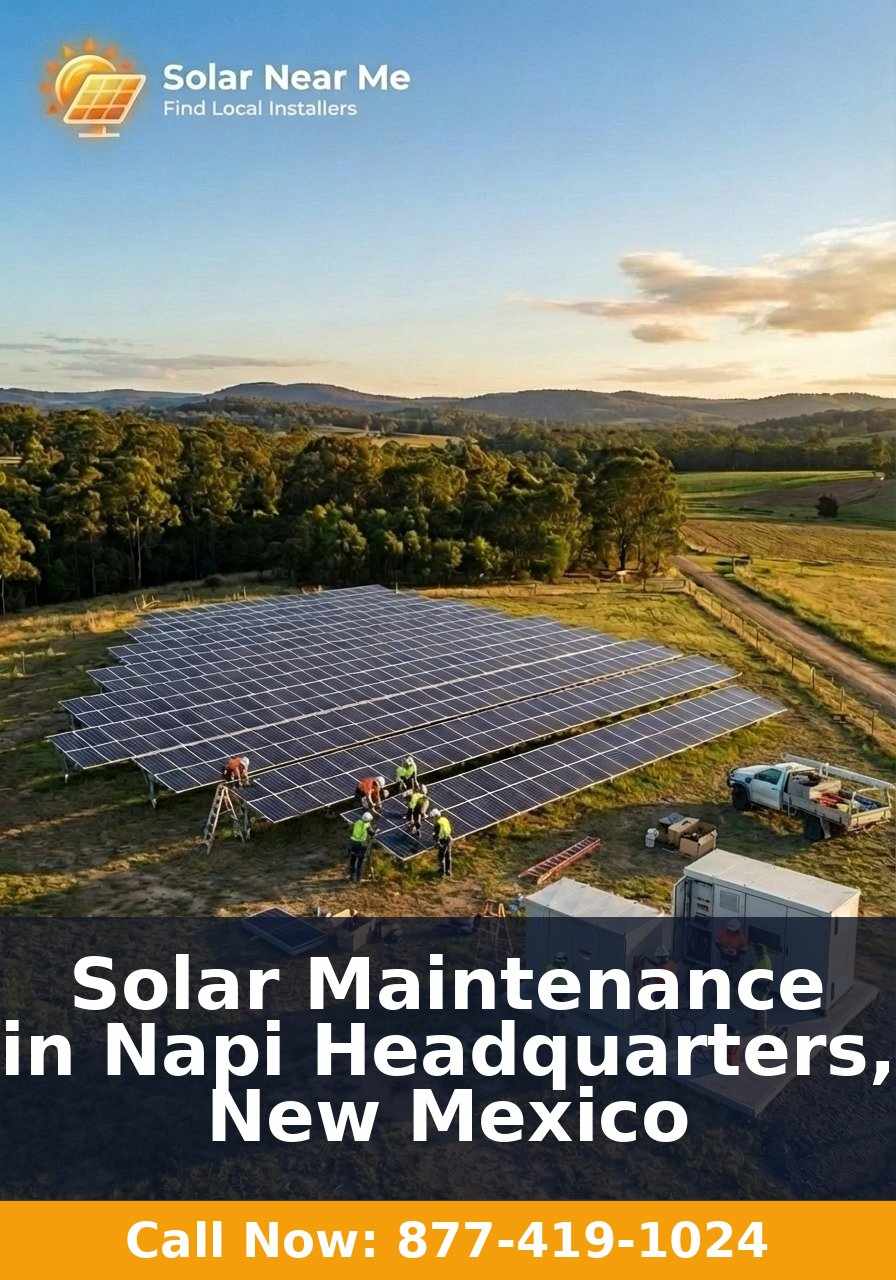 Solar Maintenance in Napi Headquarters, New Mexico
