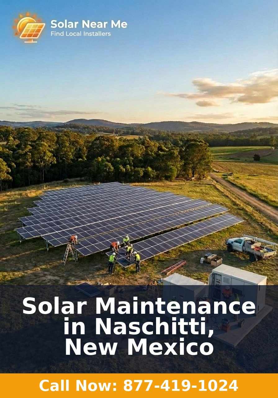 Solar Maintenance in Naschitti, New Mexico